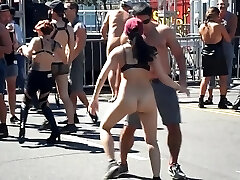 Nude victim in public fair