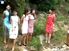 Outdoor Bondage Photoshoot Of Chinese Ladies - P1