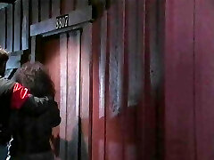 圆屁股的黑发小妞在滑雪小屋被大老二操