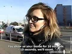 Hot European MILF mommy does threeway in public outdoor for money cheating