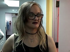 Mature ugly wrinkled blonde hooker gets fiercely fucked from behind