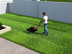 AWAM - Sam helped Sophia with the Lawn and got a great sight