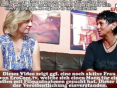 German neighboor Moms make real Housewife threesome FFM