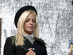 Horny blond police officers fuck a man instead of arresting him