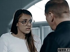 Pure TABOO Priest Convinces Nervous Teen To Give Up Her Assfucking Virginity