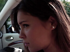 Big jugs horny MILF hunted a new fresh girl to wash & poke