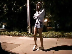 Pretty mocha peacherino Mya Mason with small nice boobs gets her pussy and tight ass slammed by a white man