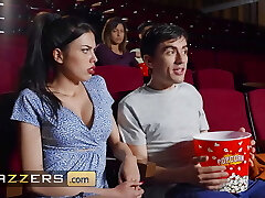 Jordi El Nino Polla Gets His Dick Deep-throated At The Movie Theatre By Warm Worker Tina Fire - Brazzers