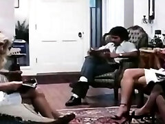 Ron uses the break to undress the damsels