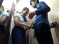 What Happens if You Ask Mature Nymphs in the Fitting Room to Hem Up Your Pants After you Take Your Dick Out -Trio