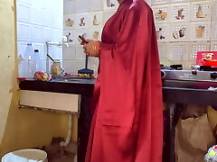 Part 2 , Indian handsome stepmom caught by stepson while conversing to her boyfriend 