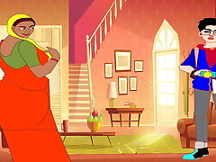 S1.E1 - Savita Bhabhi Aunty Big Ass Good-sized Boobs Fucked.