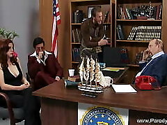 Big Tit Redhead Does The Mafia Chief Enjoying The Fucking