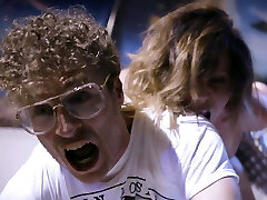 Nerdy donk dominated by double fisting and alien cock