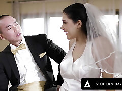 MODERN-DAY SINS - Groomsman ASSFUCKS Italian Bride Valentina Nappi On Wedding Day + REMOTE Booty Cork