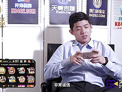 Selfish young man give his young big boobs cute wife to his manager as a bounty