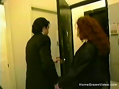 Firm Boobs Brunette Takes A Load On Her Caboose