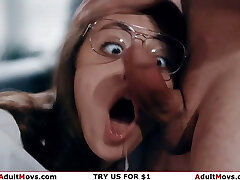 Busty cougar stepmom rides son-in-law who’s facesitted by stepsis