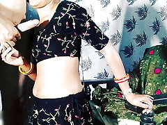 sexy beautiful indian Gujarati step sister sucking pipe (ghaghra choli) very sensually