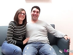 Couple Dafne y Michael having a threeway with Siona