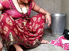 Desi beautiful indian aunty fucked by her sonnie in saari