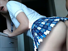 SCHOOLGIRL HAS ANAL SEX WITH HER Cousin