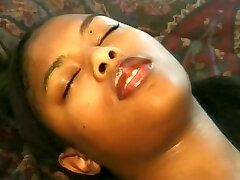 Beautiful Ebony Petite Natural Tits Fucking In The Bedroom