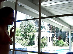 Skinny Wife seduce Dark-hued Man next Door to Cheating Interracial Sex