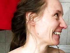 British Unexperienced MILF Claire's Saggy Small Tits