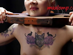 Two Girls Ready to Be Punished in Row