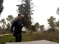 Arik Mozh jerks off in his car