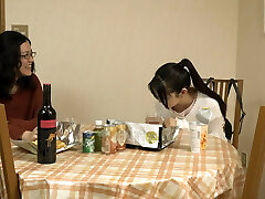 She gave  daughter's mate a swallow containing a diuretic and blocked off the bathroom! Part4