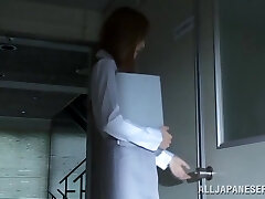Frisky Japanese teacher Manami Suzuki in xxx session