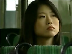 Japanese Lesbos on Bus