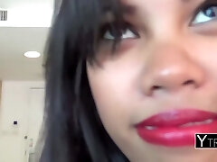 Smoking Hot Asian Teen In Sexy Stockings Tasting Shaft