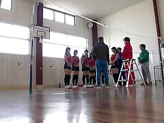 A certain dolls's school volleyball pub in Tokyo is holding a training camp! The coaches are having all the sex they want 4
