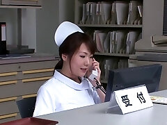Nurses at the doctors office have lesbian lovemaking after work