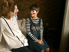sexy show of mimes