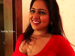 Red Super-hot Saree, Sexy Girl, Romance 