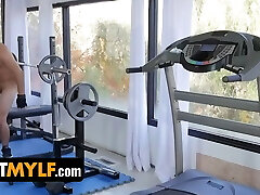 GotMylf - Big Jugged Blonde Trainer Finds The Best Way To Stimulate Lazy Guy To Workout Daily