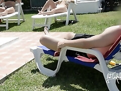 Outdoor Weenie Display! Flashing my cock to my gf and her bestfriend to get a blowjob!! ORAL CREAMPIE