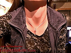 Sex on the swing with my neighbor's wife - Homemade video of Purity Leigh and Richard Nailder fucking in a sex wag
