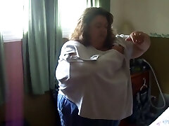 Busty inexperienced BBW naughty whore needs punishment on webcam