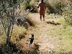 Devska runs naked in the country and gets a golden bathroom as reward