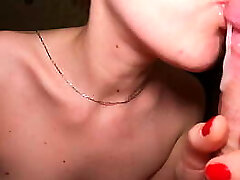 firm blowjob and mouth full of sperm