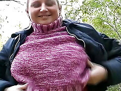 Sexy German BBW gets her cornhole sprayed with cum in Pov