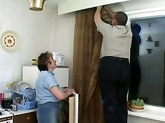 Russian Mature with thick Boy