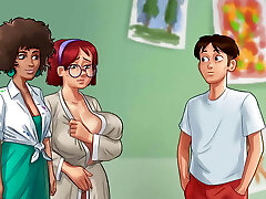 All Romp Scenes with Miss Ross - Summertime Saga