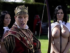 FFM three way with ravishing Anissa Kate and Jasmine Jae