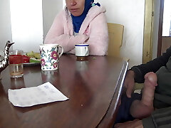 CHOUHA!!! FADIHA!!! I show my penis to my buddies moroccan granny!!!